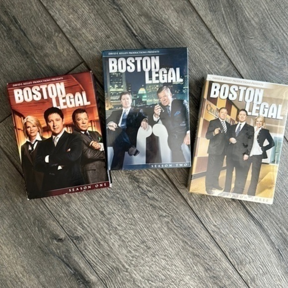 NWT Boston Legal DVD's Seasons one two and three Entertainment Attorney